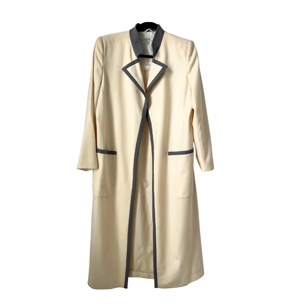 1980s Valentino Miss V Wool Coat