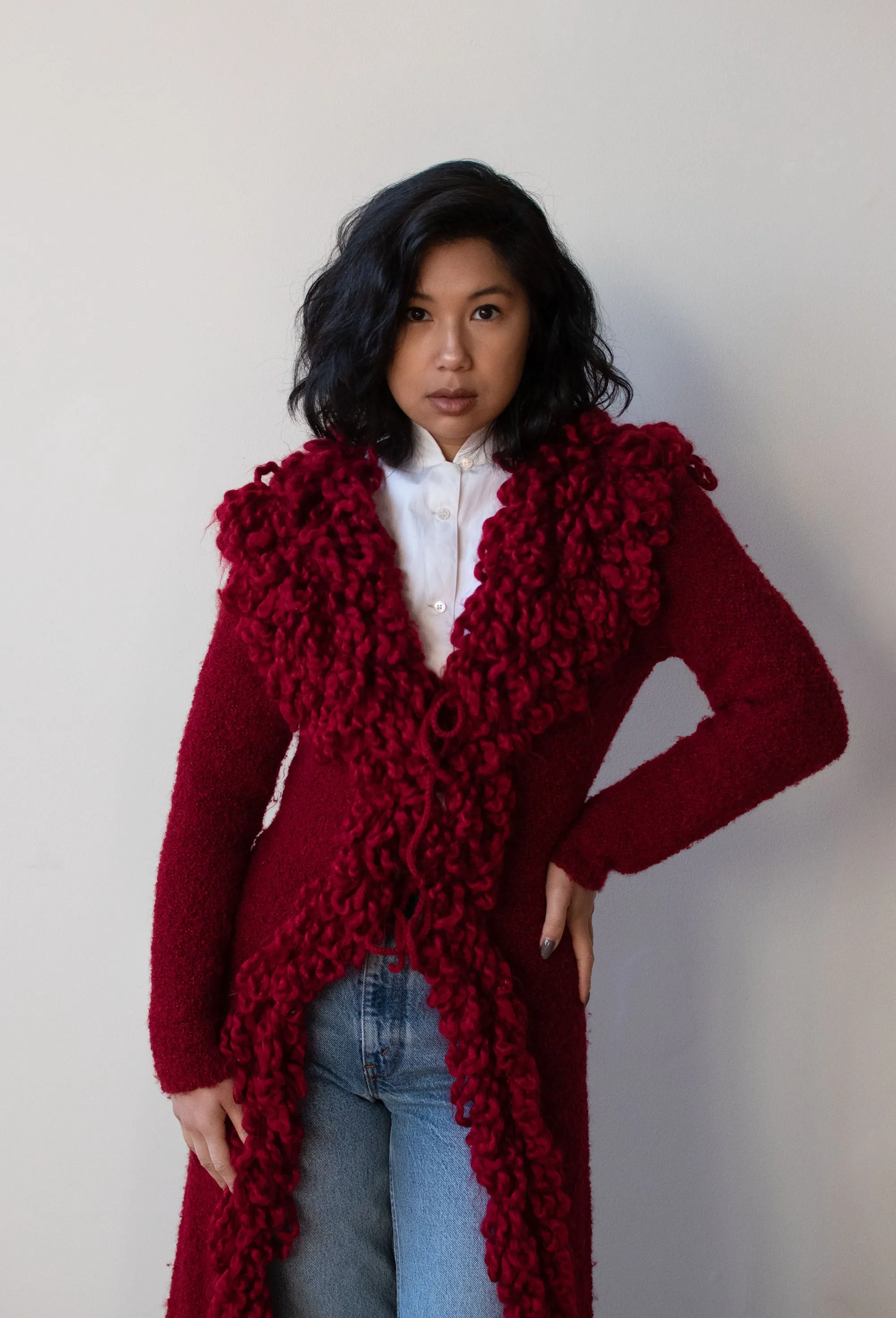 1990s Loop Knit Duster