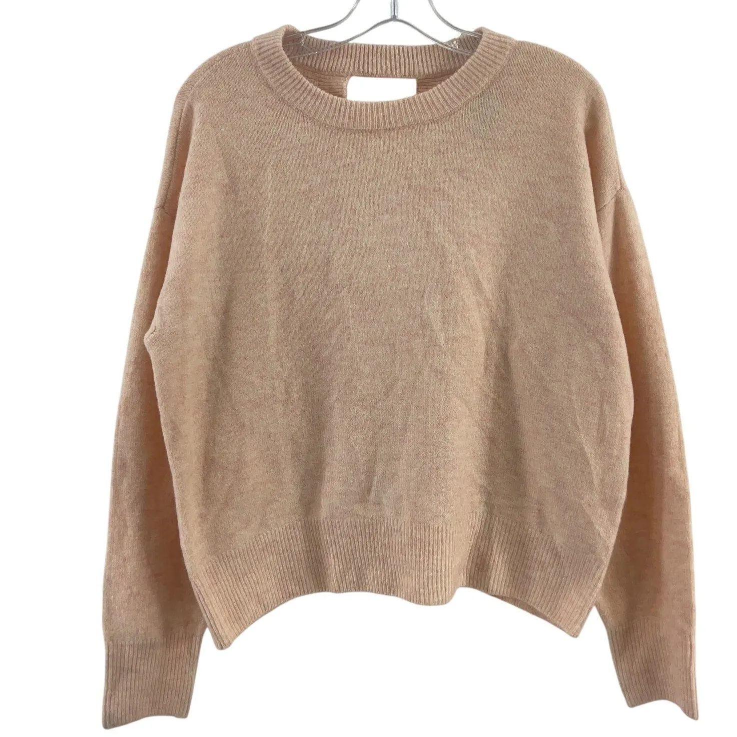 1.State Peach Criss-Cross Back Pullover Sweater Women’s Small Acrylic/Polyester