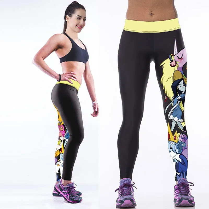 3D Cat Woman Gym Leggings