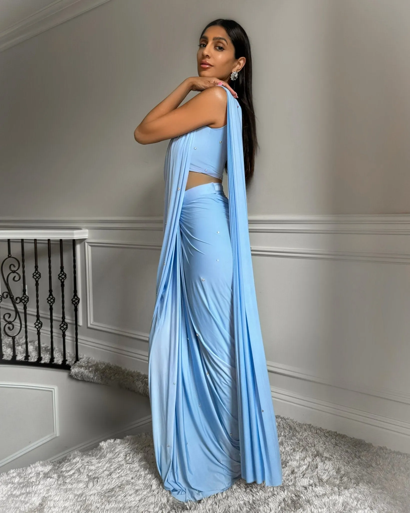 5 Second Sari ™  Baby Blue