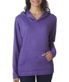 72500L Anvil Ladies' Hooded French Terry Fleece Heather Purple