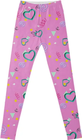80s Confetti Party Leggings