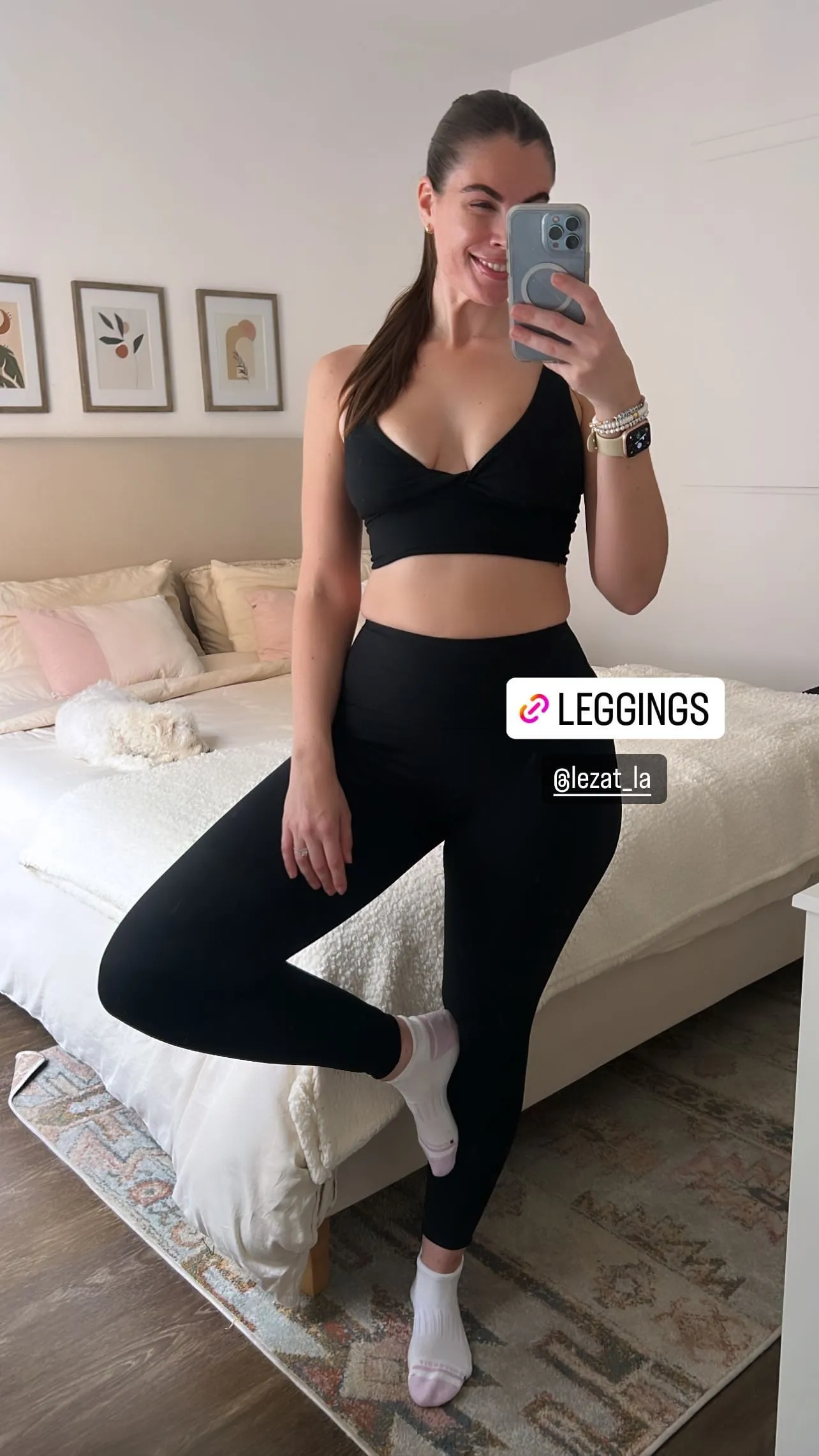 Ada Organic Cotton 7/8 Legging - Black