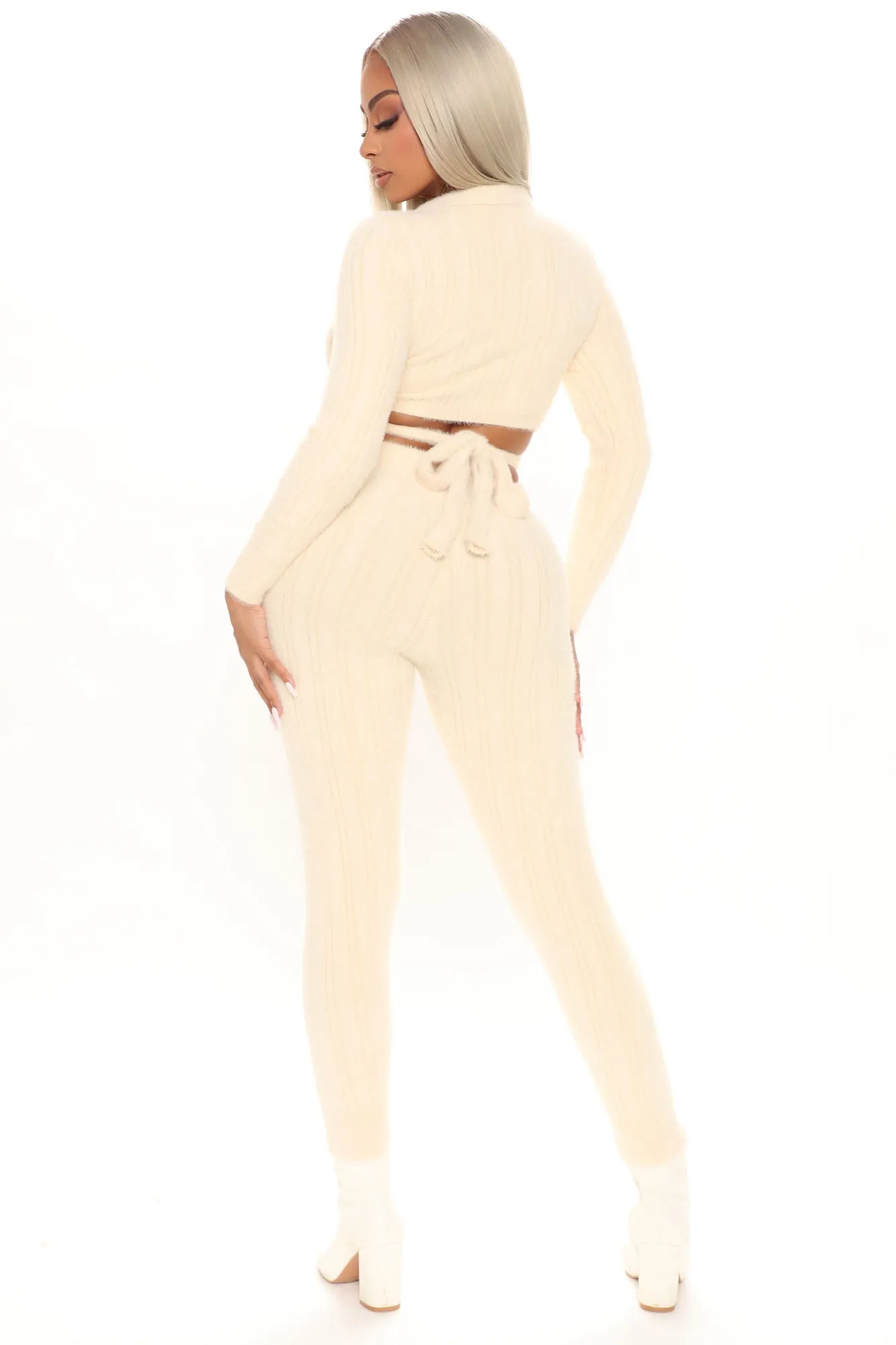 Alani Sweater Legging Set - Cream