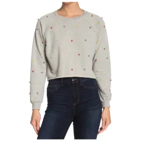 Beaded Crop Sweater