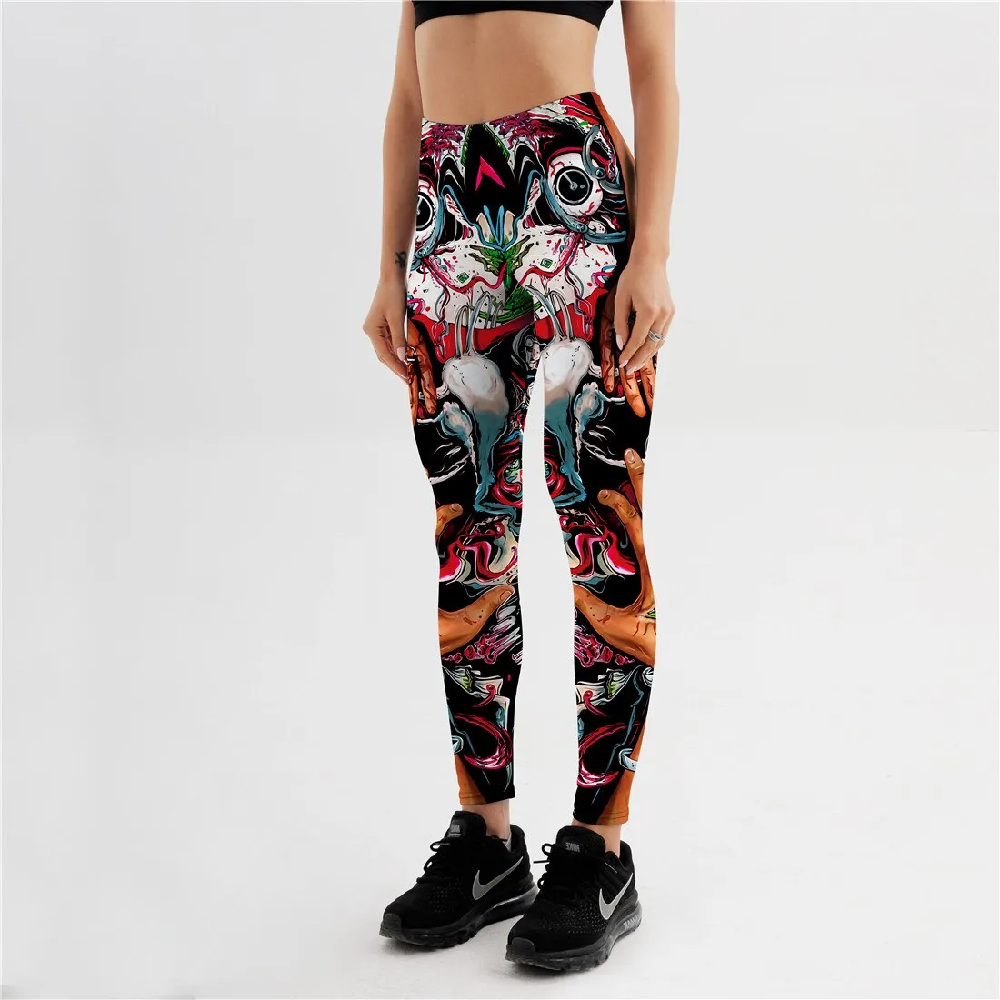 Bloody Eyes Hands leggings Women‘s Print Sexy Leggings Exercise