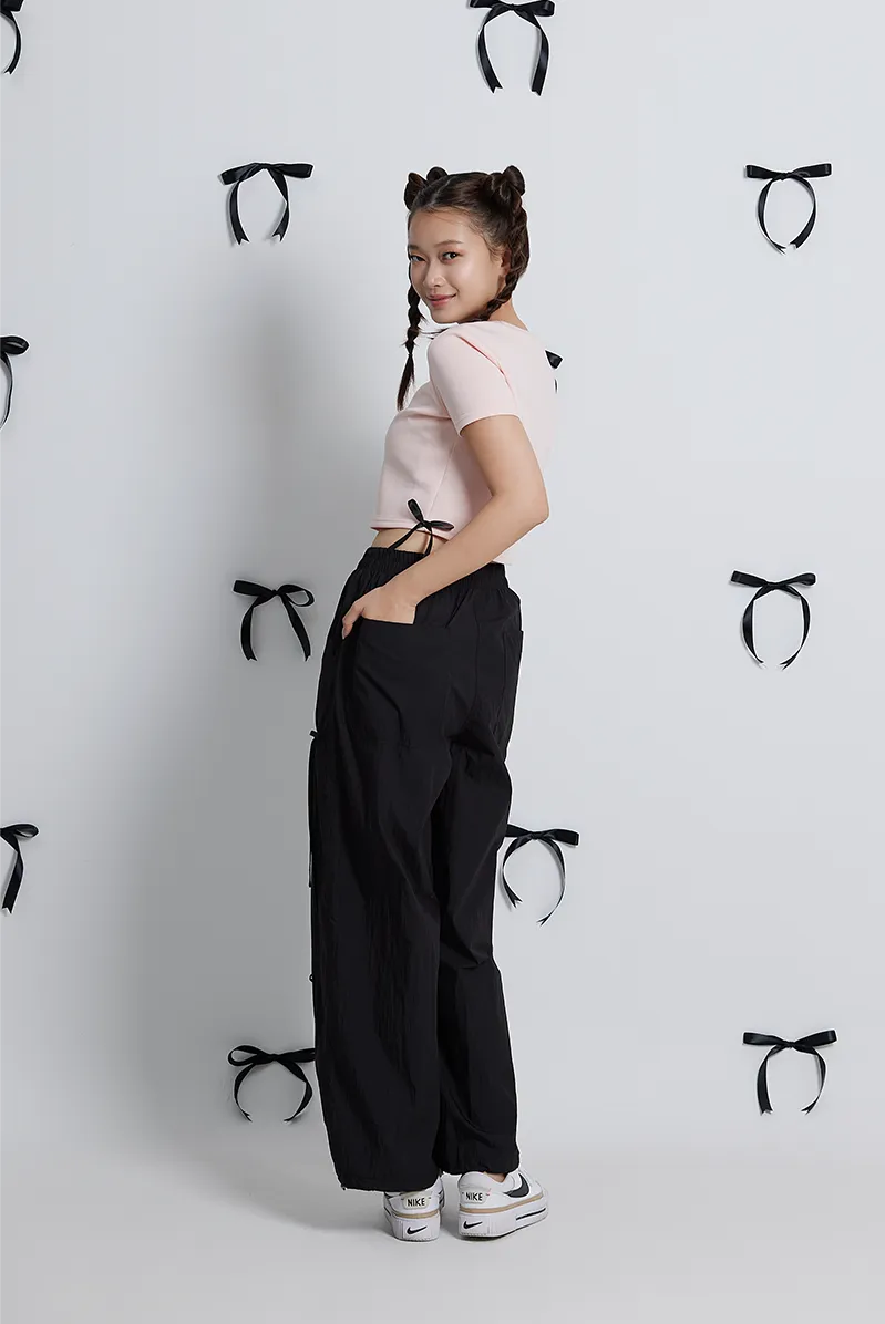 Carli Ribbon Parachute Pants