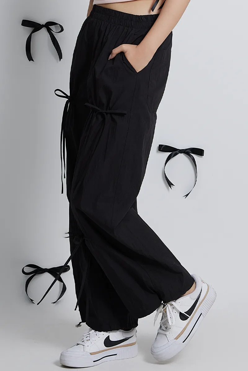 Carli Ribbon Parachute Pants