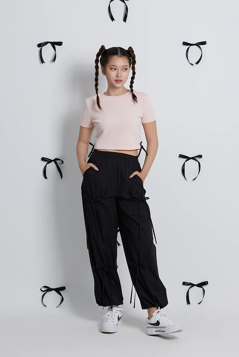 Carli Ribbon Parachute Pants