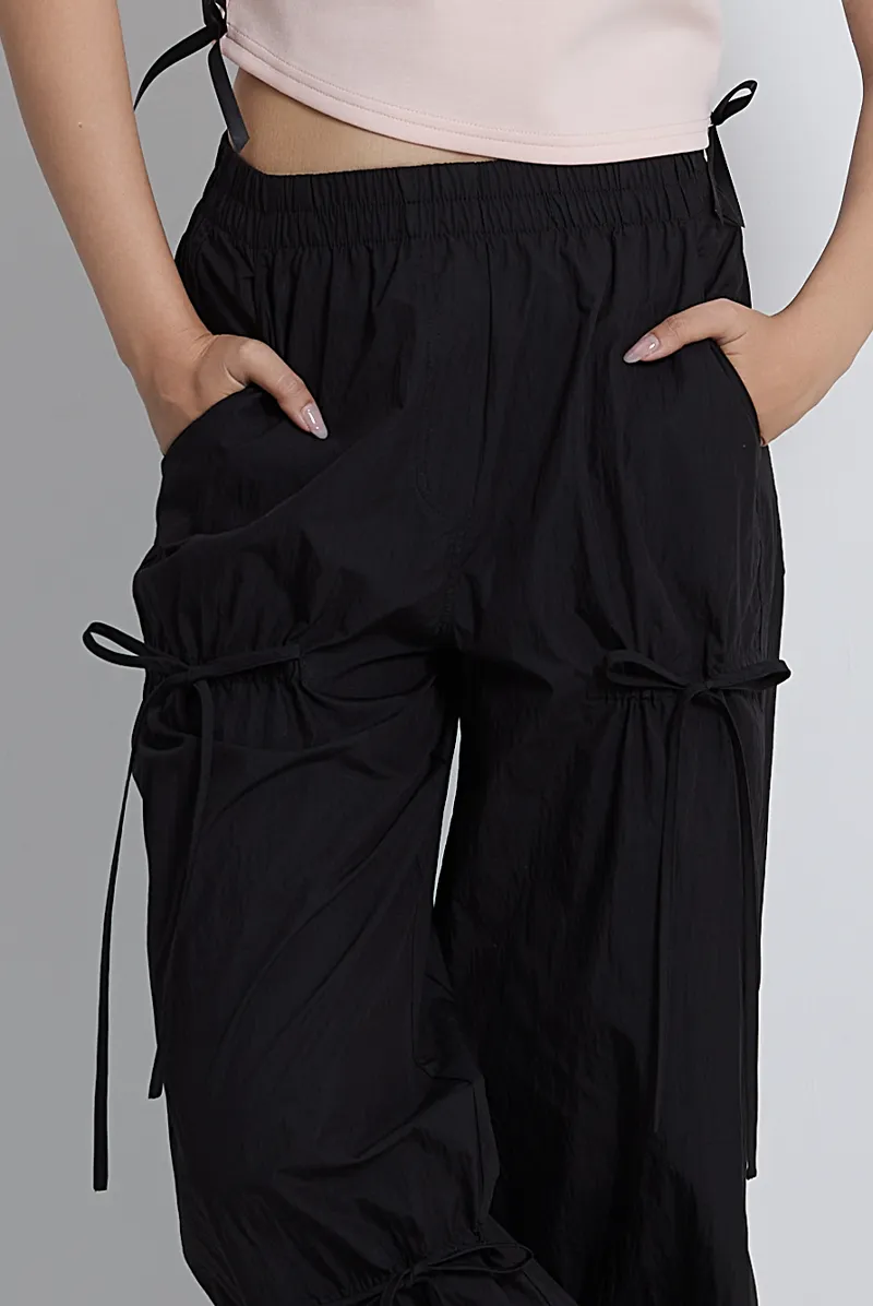 Carli Ribbon Parachute Pants