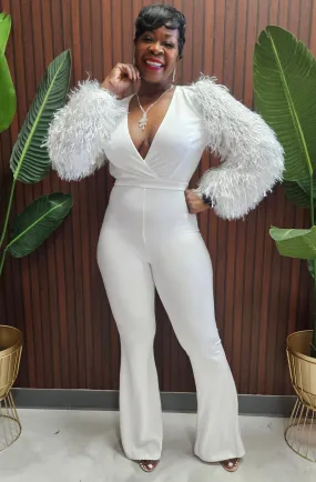 Cheyenne Fur Jumpsuit