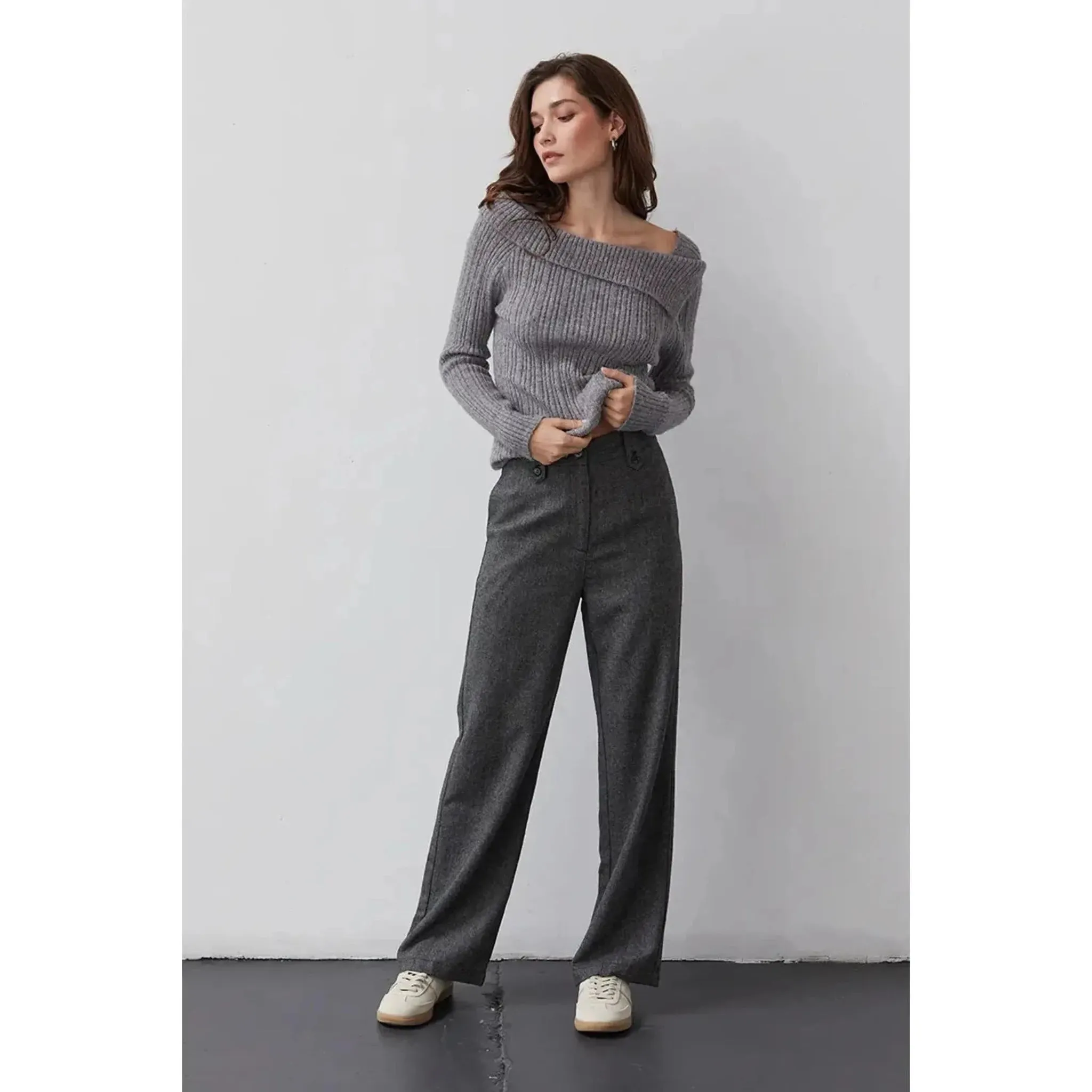 Clara Wool-blend Trouser