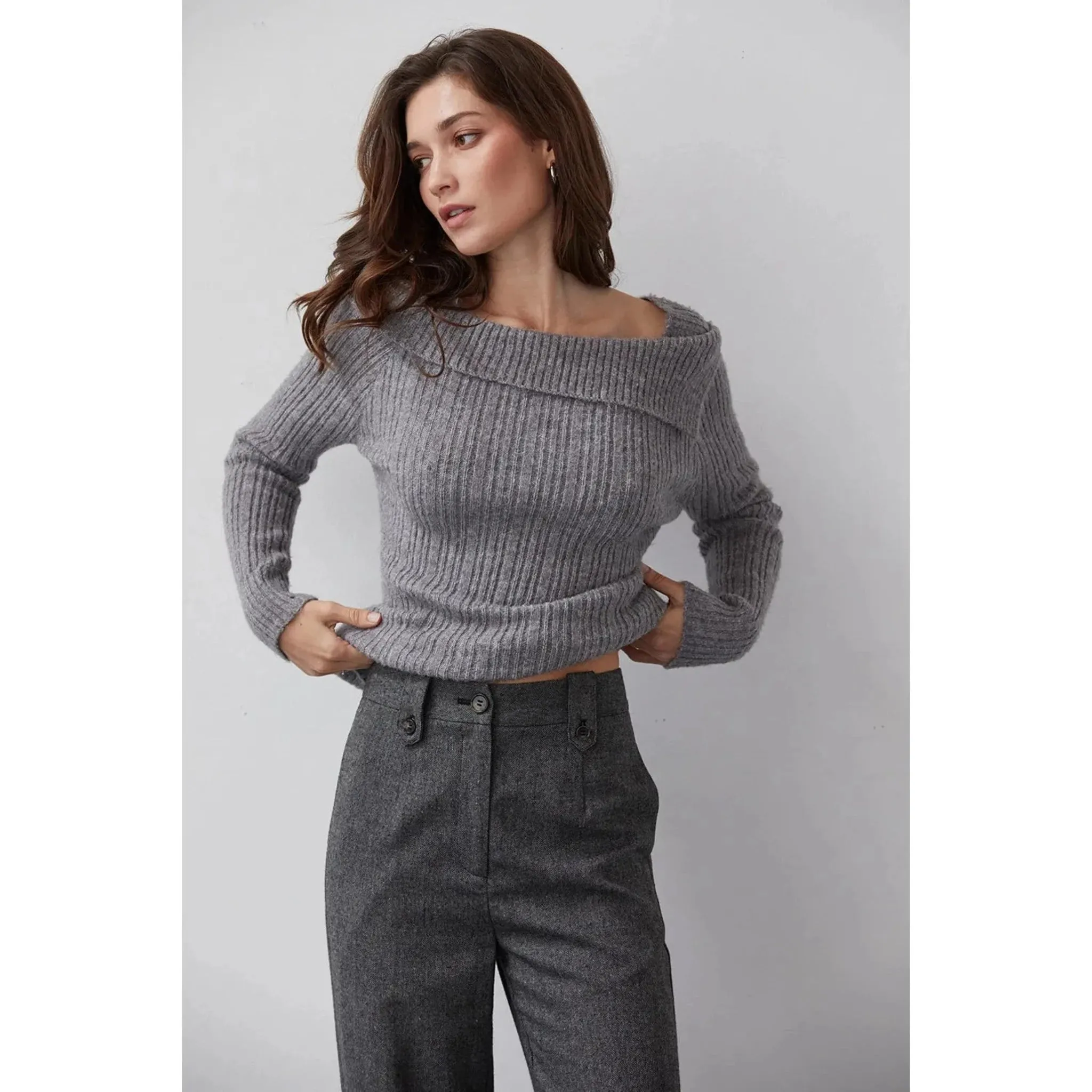 Clara Wool-blend Trouser