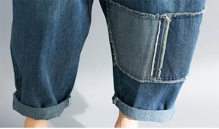 Classic Denim Plus Size Overalls
