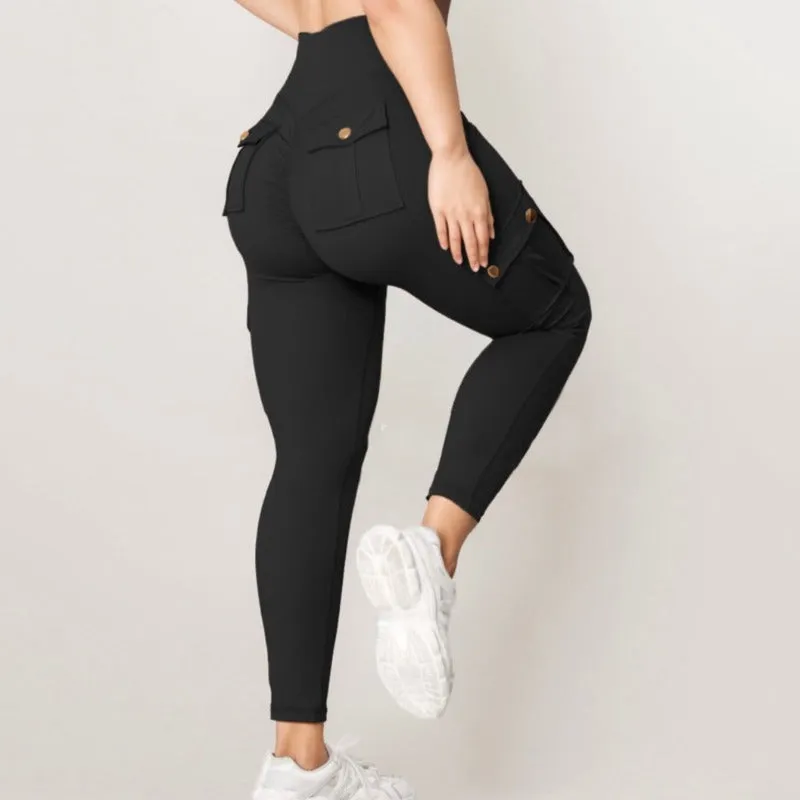 Comfy Ultra Soft Curve Enhancing Cargo Leggings