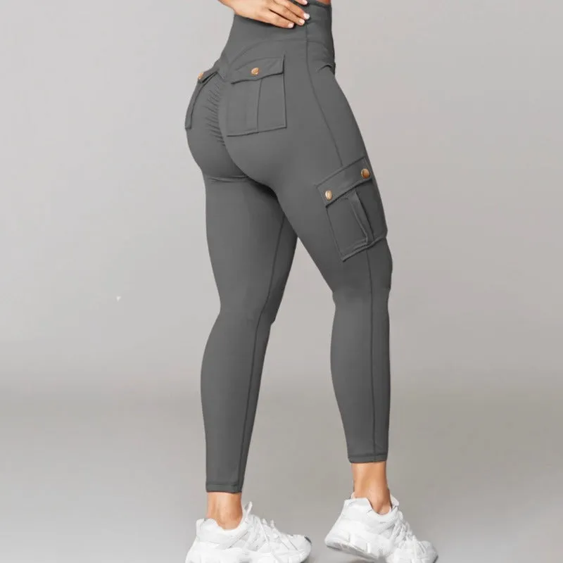 Comfy Ultra Soft Curve Enhancing Cargo Leggings