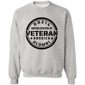 DD214 Ladies Pullover Crewneck Sweatshirt 8 oz