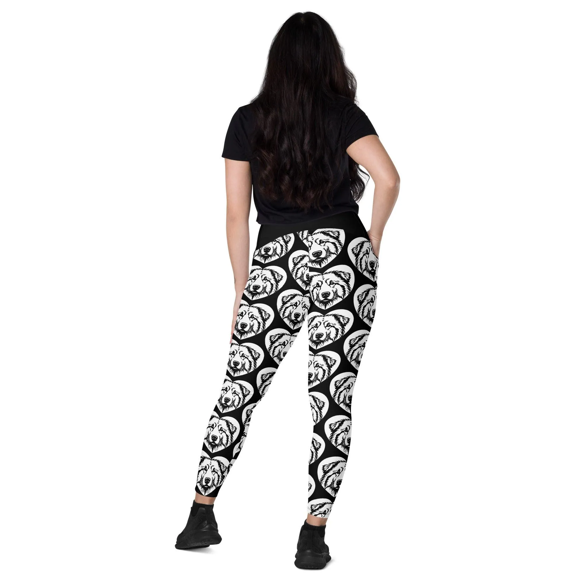DOG BREED LEGGINGS with pockets - MAREMMANO ABRUZZESE - HERTTAHOUND
