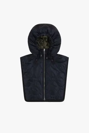 Elements Quilt Zip Hood - Navy / Dark Olive