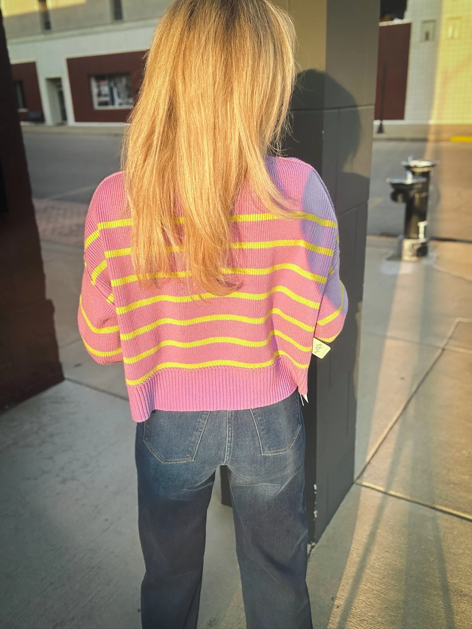 Free People Stripe Easy Street Crop