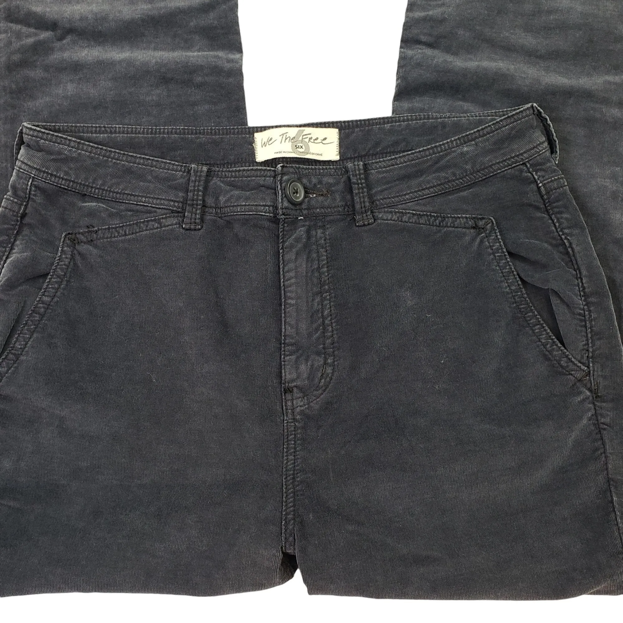 Free People We the Free Velvet High Rise Pants Size 6