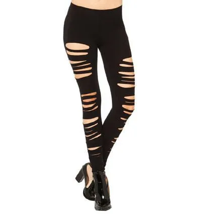 Front Ripped Leggings