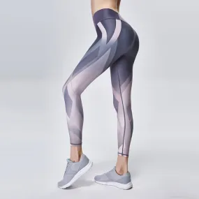 Geomerical print fitness leggings