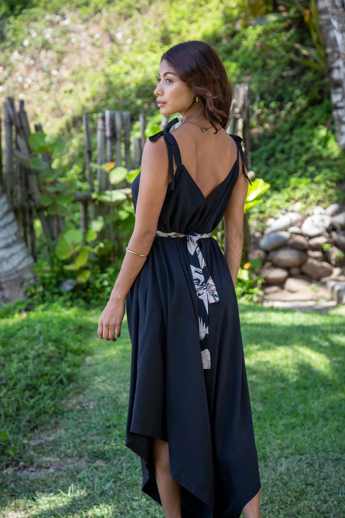 Gypsy Jumpsuit in Premium Santorini Solid Black