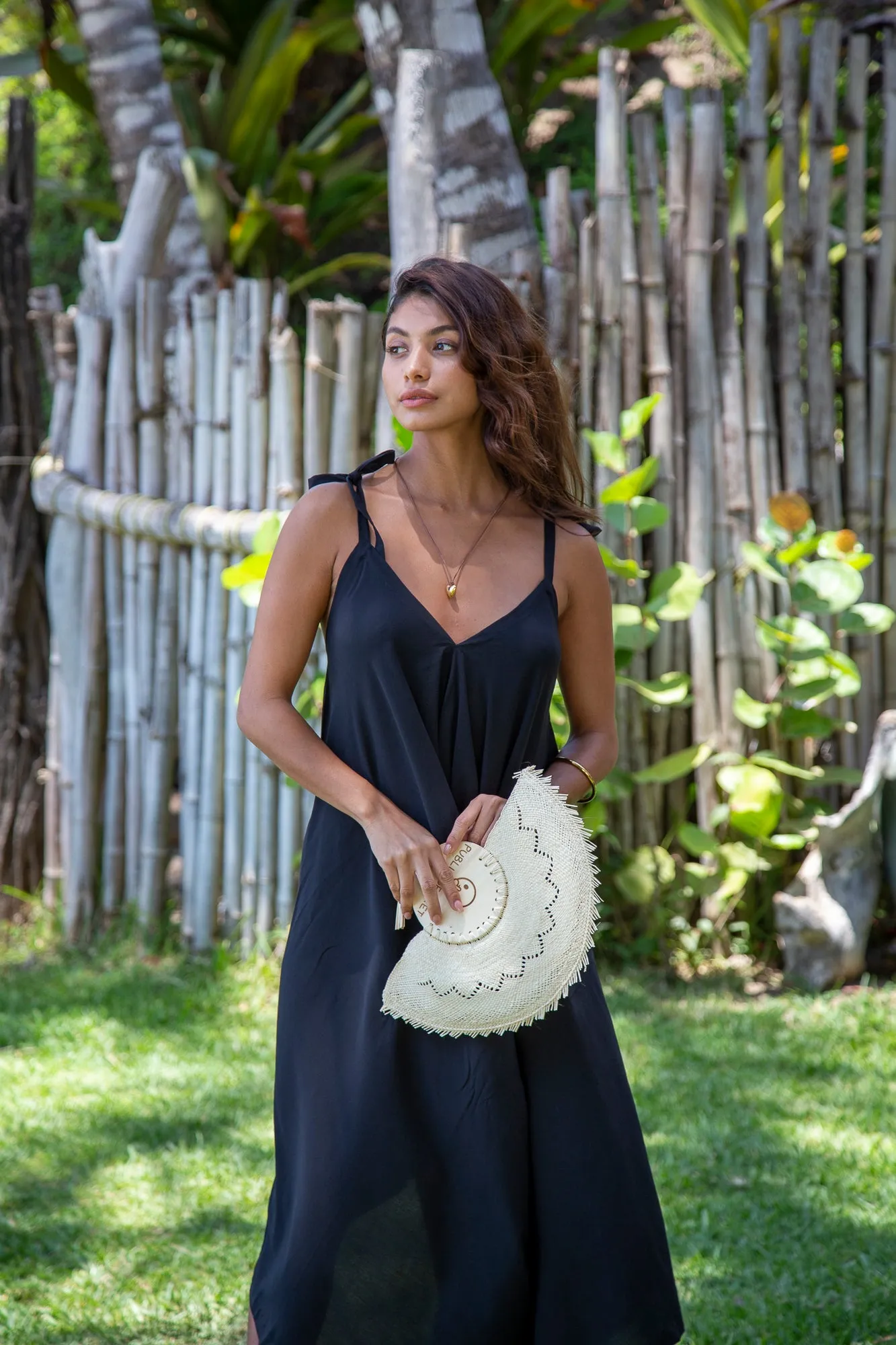 Gypsy Jumpsuit in Premium Santorini Solid Black