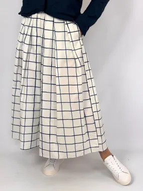 Hannoh Wessel Jolisa Skirt Blue Check
