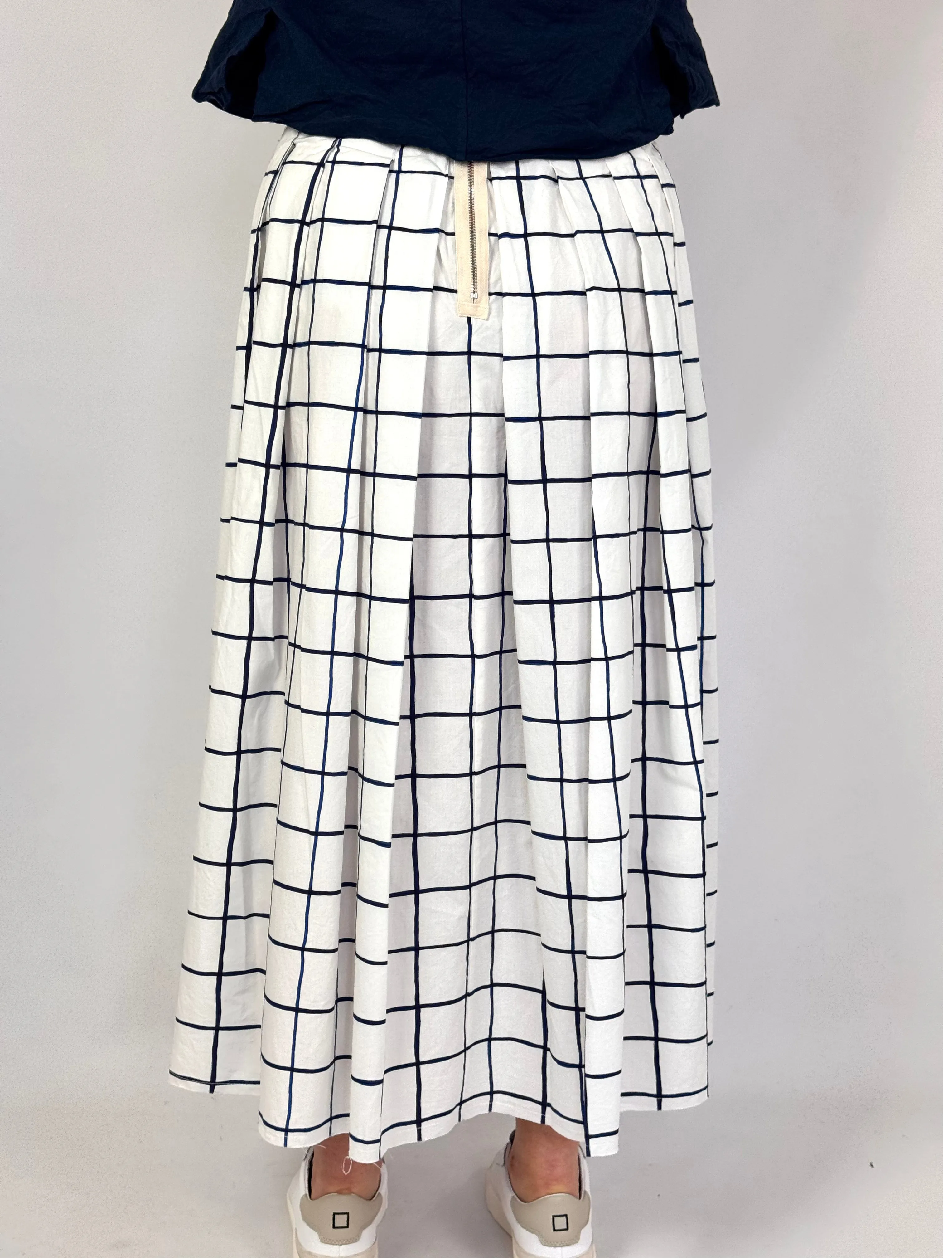 Hannoh Wessel Jolisa Skirt Blue Check