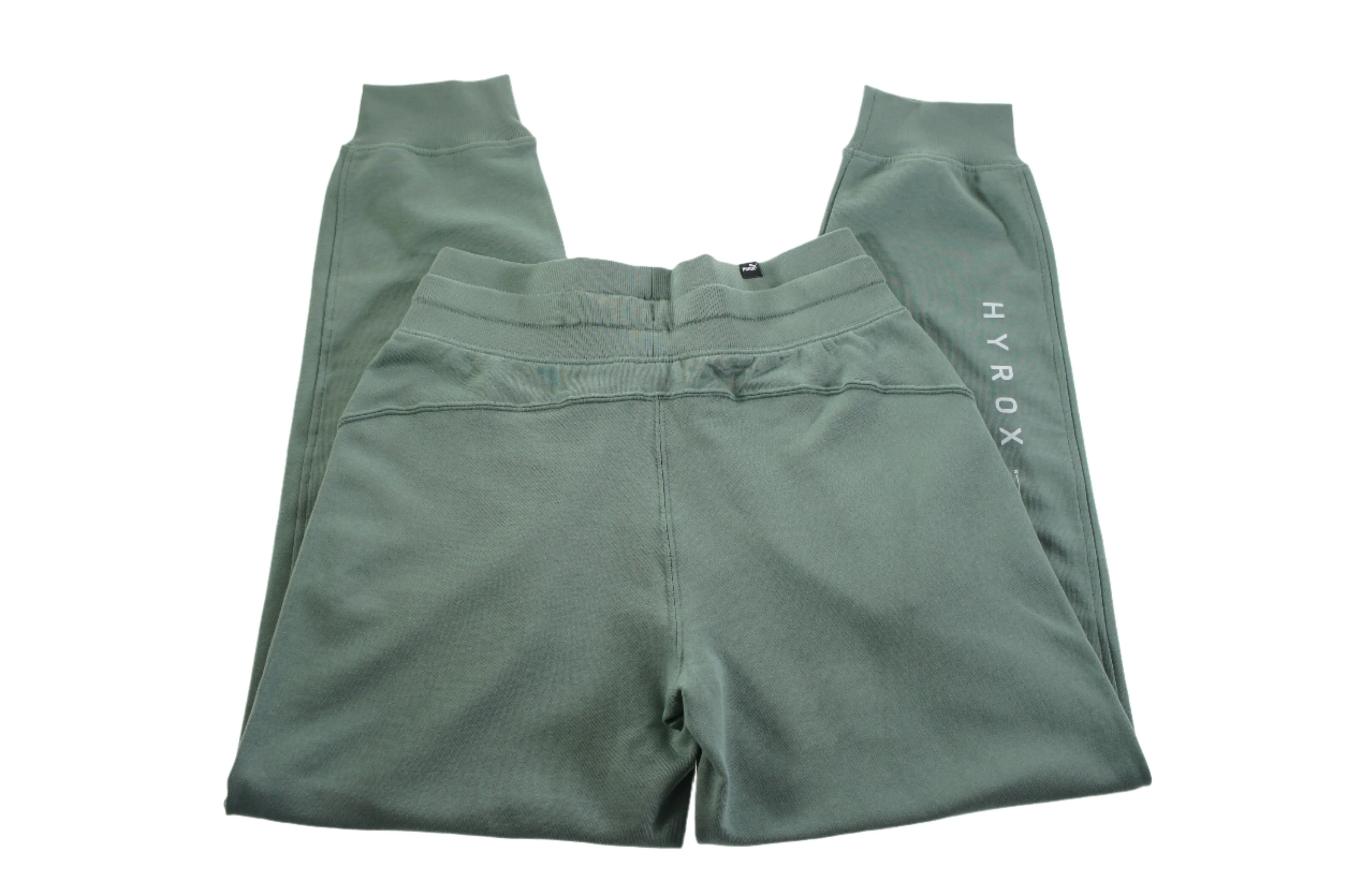 HER HIGH-WAIST PANTS - EUCALYPTUS