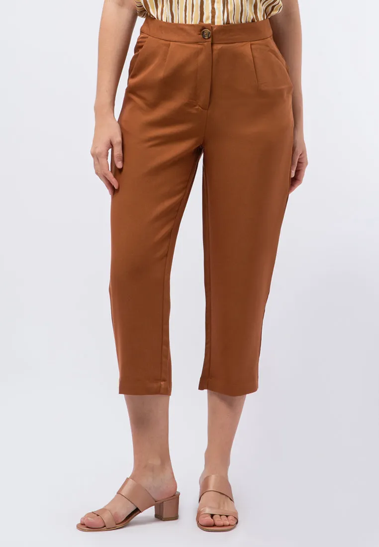 High Waist Ankle Pants