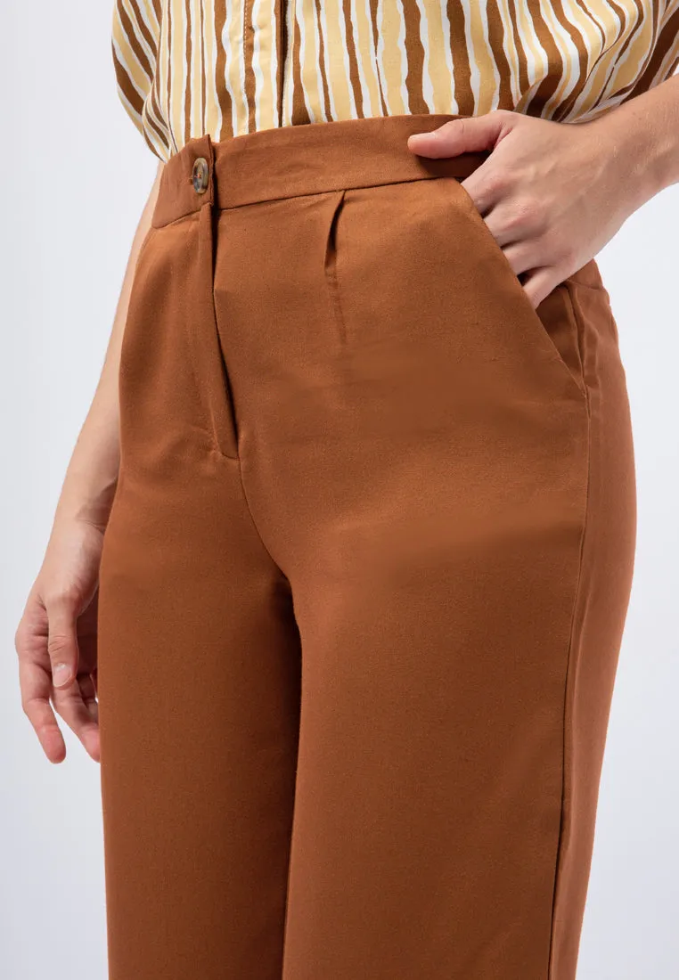 High Waist Ankle Pants