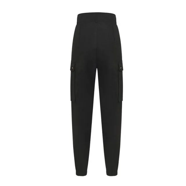 High Waist Cargo Pants For Women
