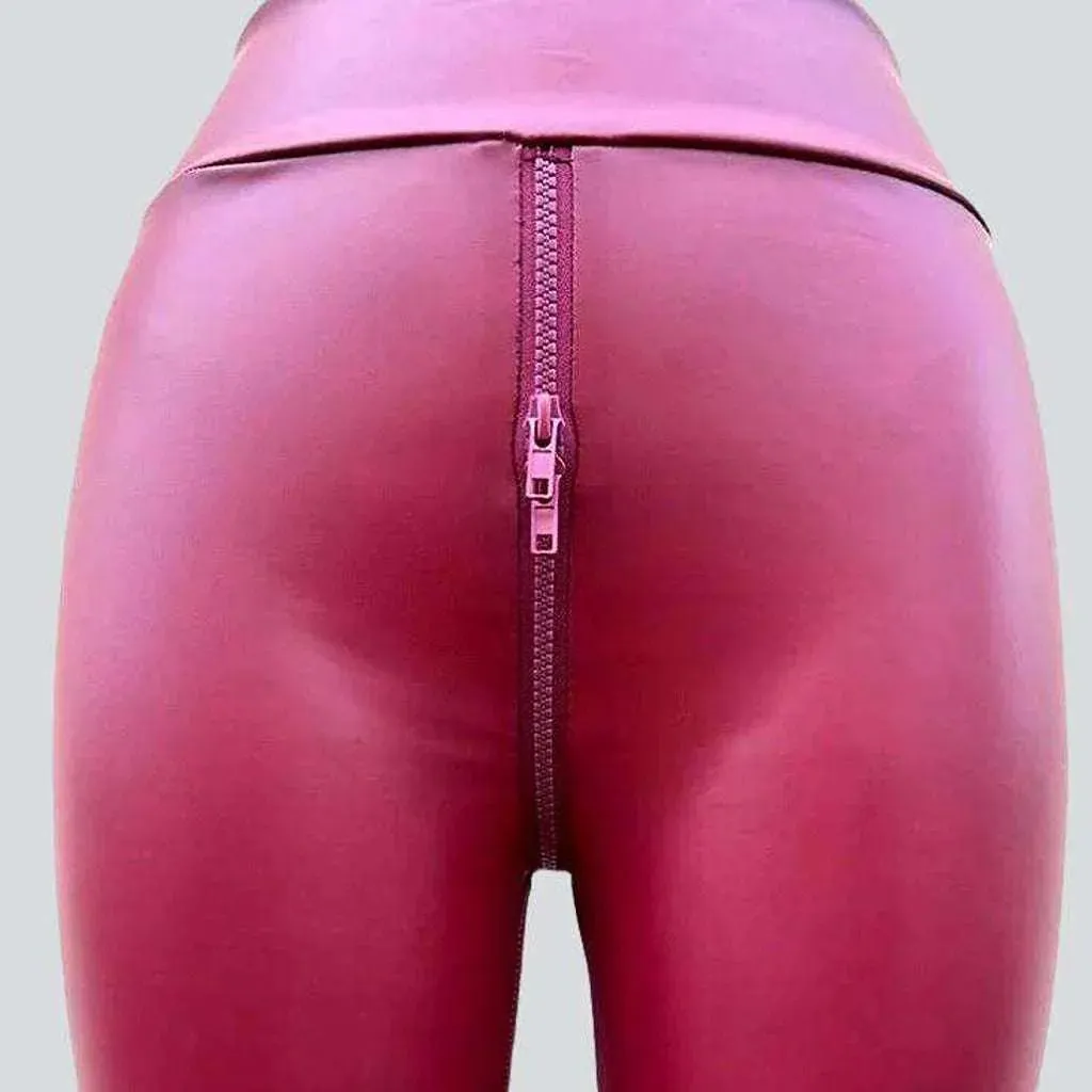 High-waist skinny denim pants for ladies
