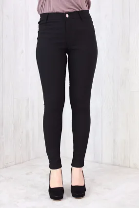 High Waist Slim Denim Pants