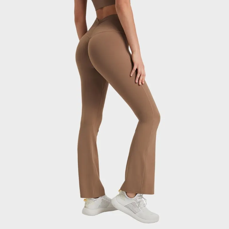 HILMA- Yoga Leggings med utsvängda ben