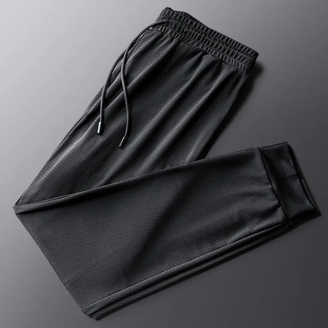 Ice Silk Mesh Sweatpants