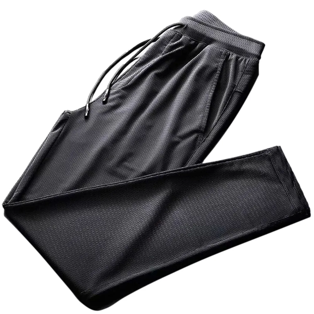 Ice Silk Mesh Sweatpants
