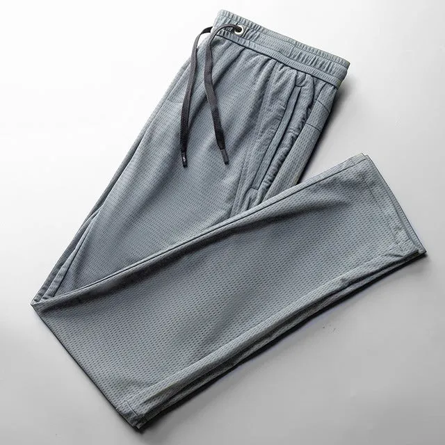 Ice Silk Mesh Sweatpants