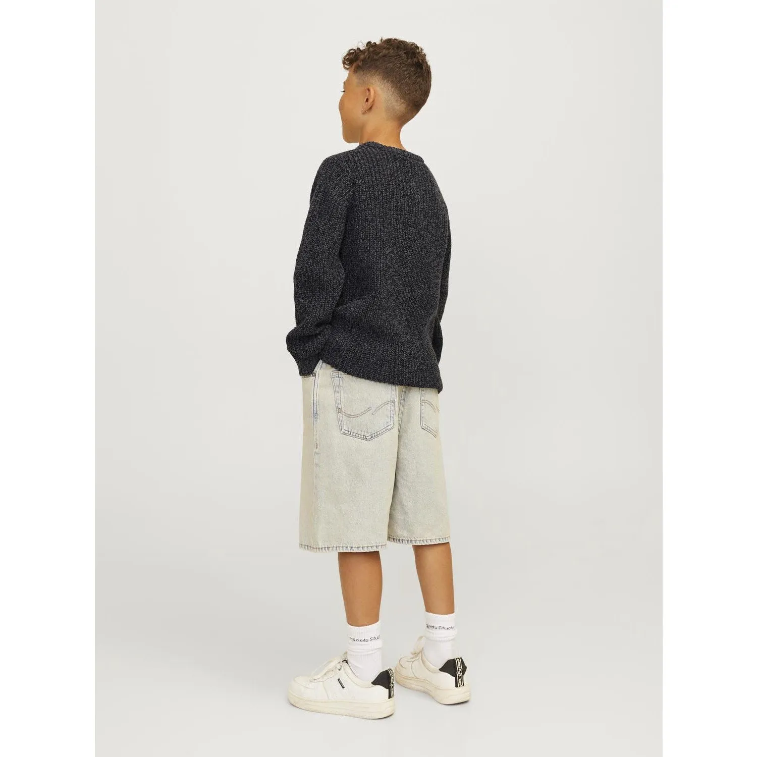 Jack & Jones Junior Asphalt Jones Knit Crew Neck Bluse
