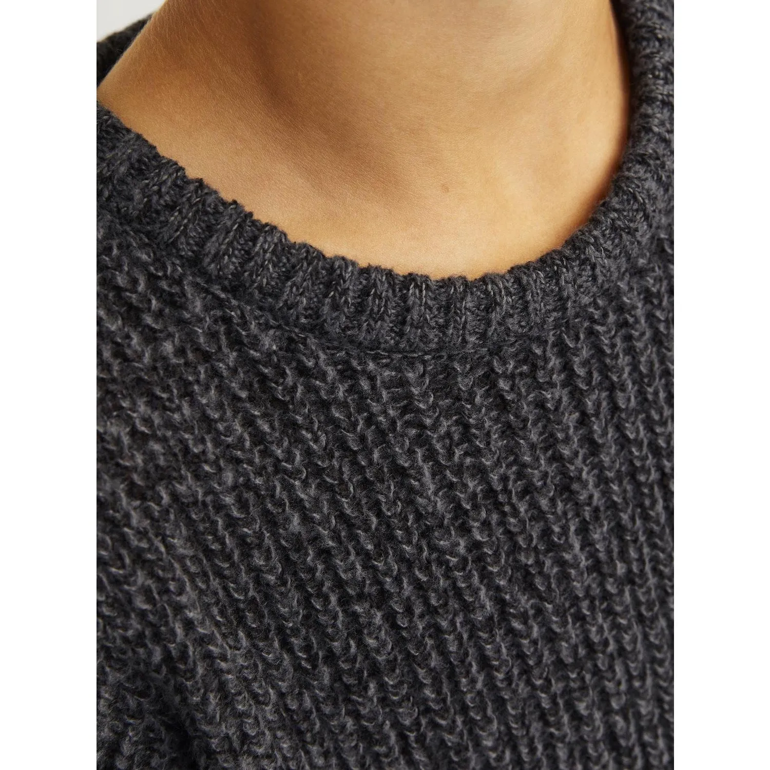 Jack & Jones Junior Asphalt Jones Knit Crew Neck Bluse