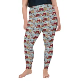Katherine Parr Imagery All-Over Print Plus Size Leggings