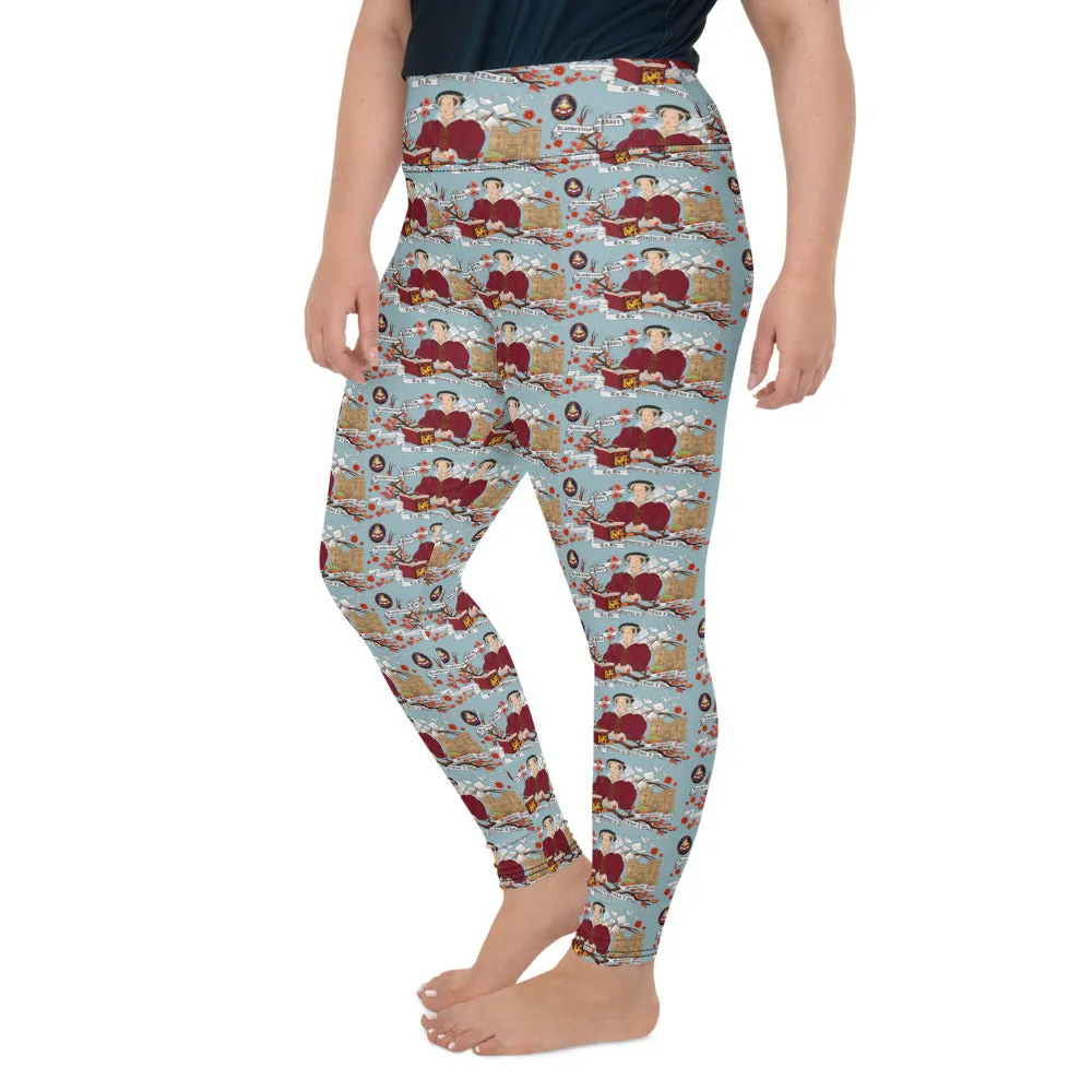 Katherine Parr Imagery All-Over Print Plus Size Leggings