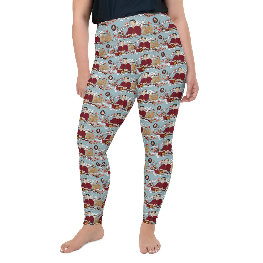 Katherine Parr Imagery All-Over Print Plus Size Leggings