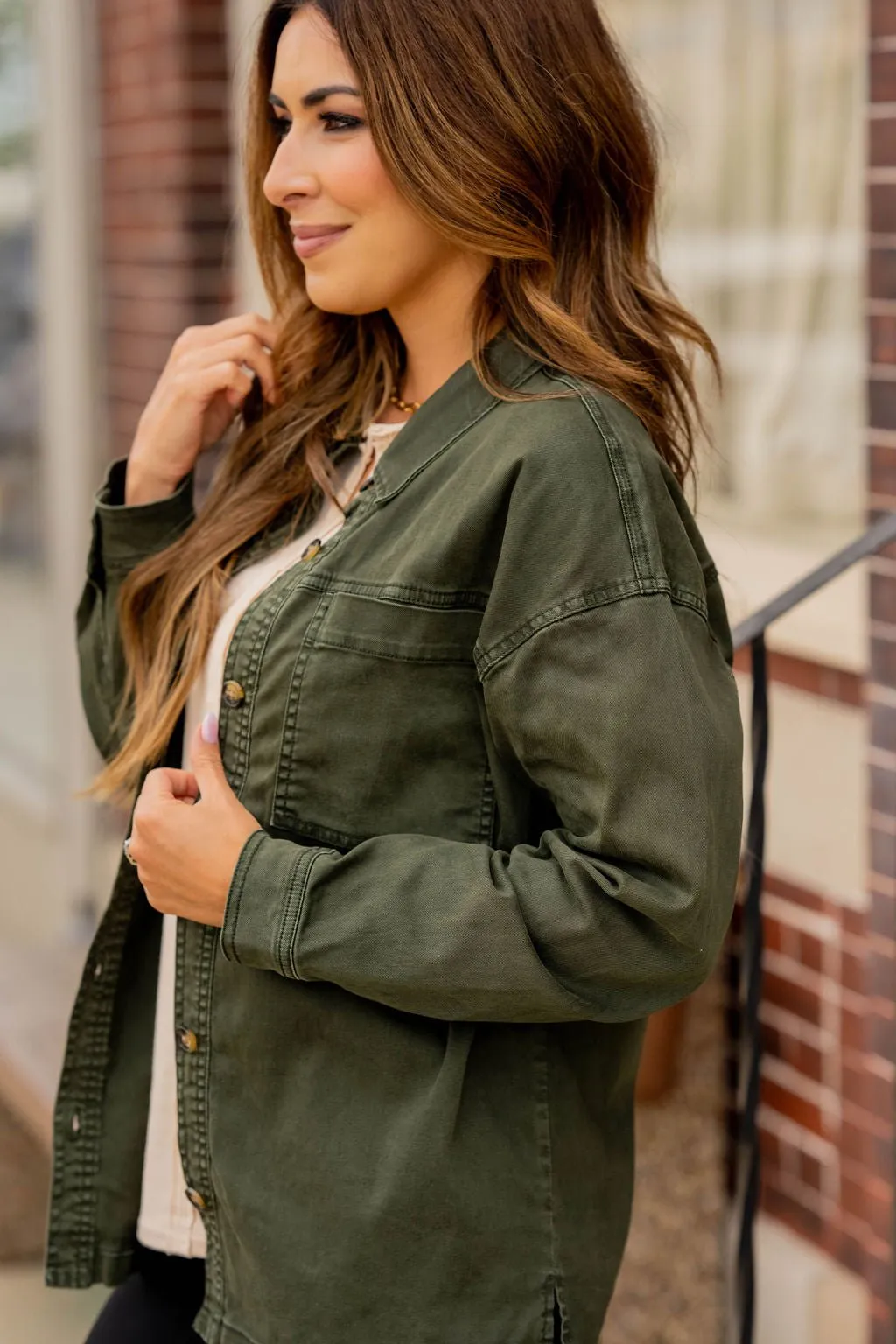 Large Pocket Utility Jacket