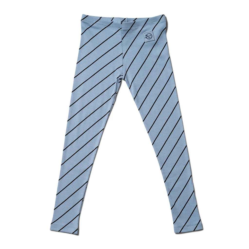 Legging Karamu Dusk Blue Diagonal Stripe