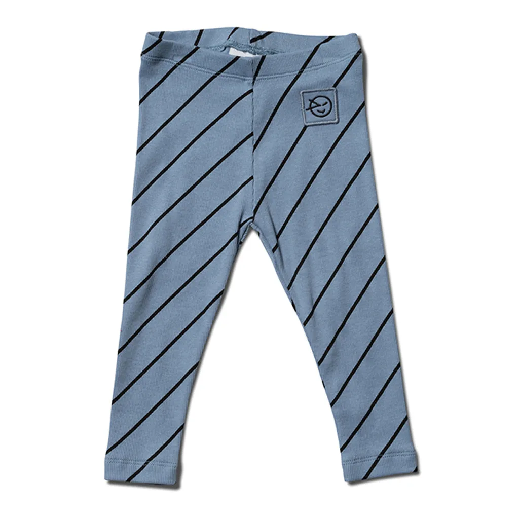 Legging Karamu Dusk Blue Diagonal Stripe